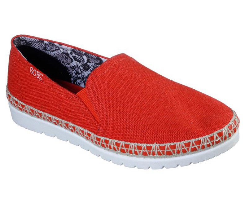 Skechers Bobs Flexpadrille 3.0 - Dark Horse - Womens Flats Shoes Coral [AU-QJ7645]